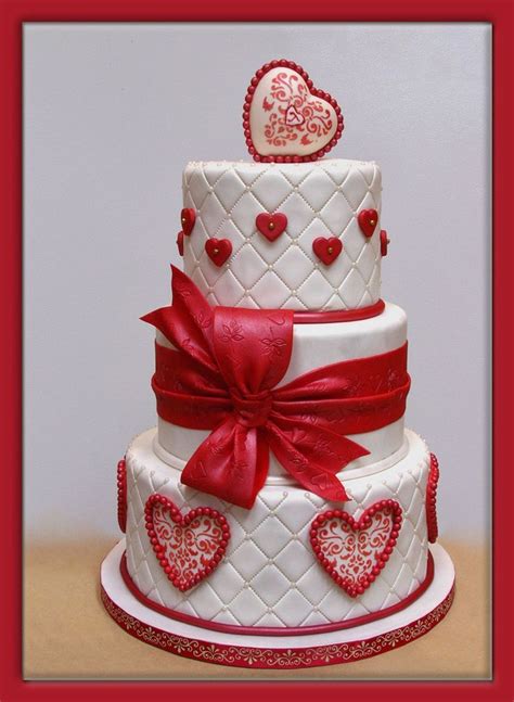 See more ideas about valentine cake, cupcake cakes, cake. Terri's Valentine Bd - CakeCentral.com