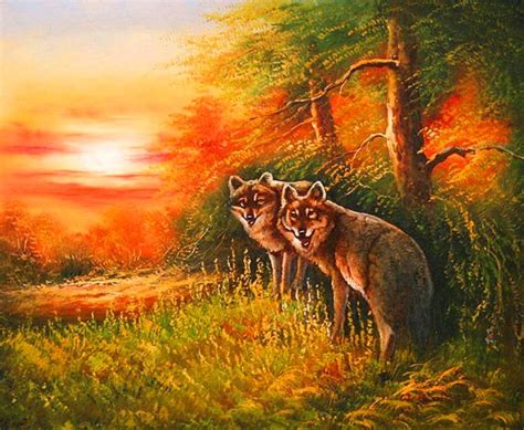 Imágenes Arte Pinturas Paisajes Con Animales