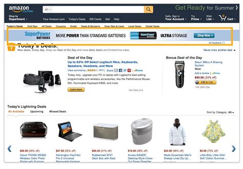 Daily Deals Site Stripe Amazon Advertising