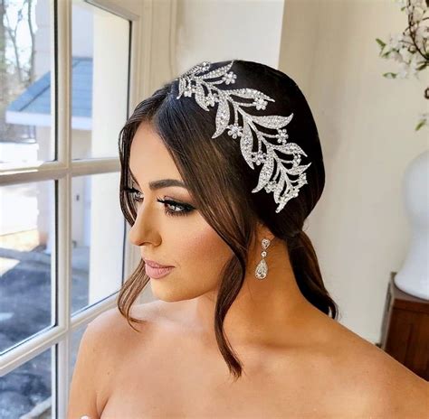 Wedding Hair Accessories Micro Pave Crystal Bridal Tiara Headband