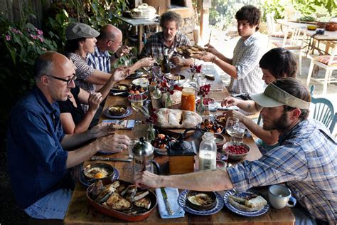 For the time being, a dinner party must happen on the planet earth. A Cob Oven and the 36-Hour Dinner Party - The New York Times
