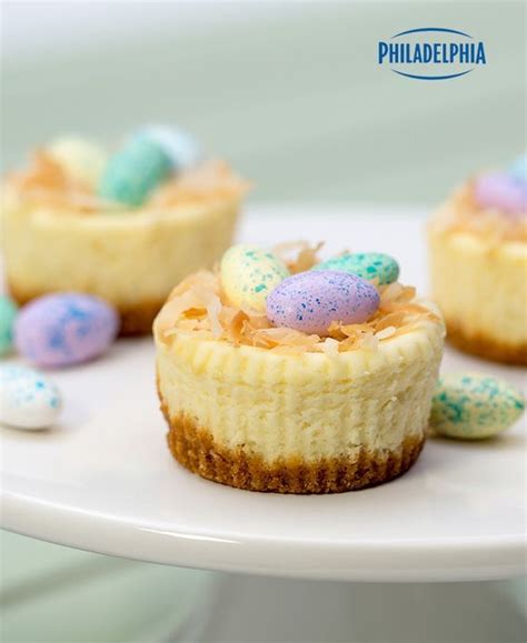 See more ideas about easter recipes, recipes, kraft recipes. PHILADELPHIA Easter Mini Cheesecakes | Recipe | Mini ...