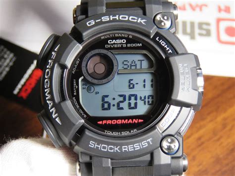 Each time the color variation will be released, in the popular models disappear from the first and foremost in the. G-Shock Frogman GWF-D1000-1 with Depth Meter and DLC Coating