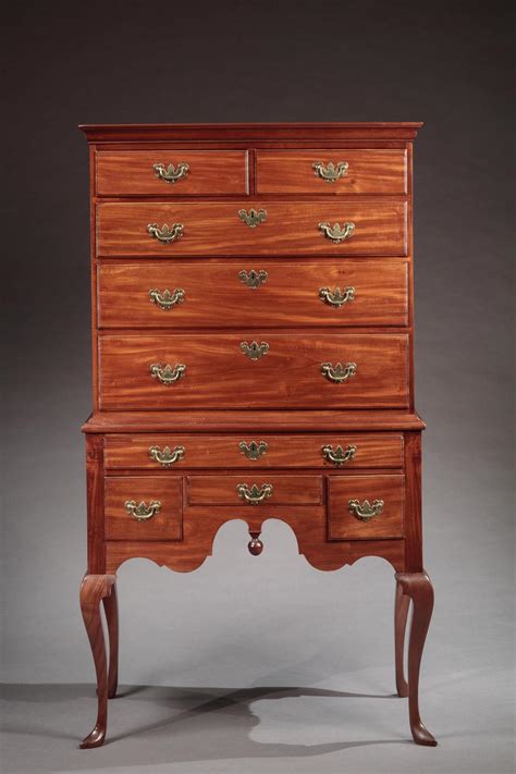 Rare Queen Anne Highboy Attributed To Christopher Townsend Levy Galleries