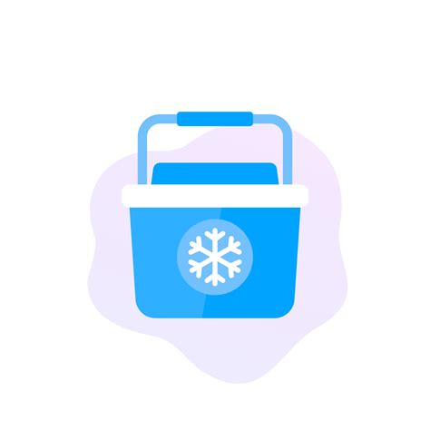 glacière portable icône de réfrigérateur vecteur 2297492