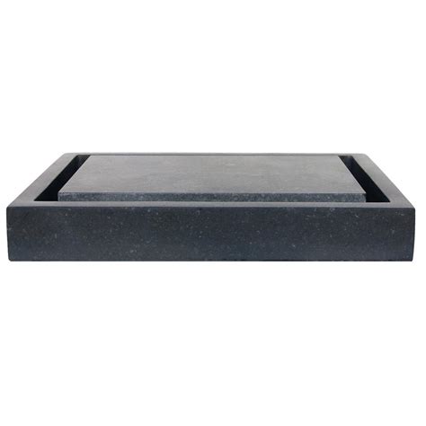 Found at eden bath website #infinity #sink #stone. Eden Bath Rectangular Infinity Pool Vessel Sink in Honed ...