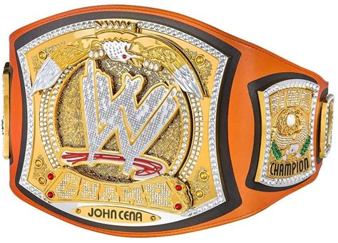 Wwe John Cena Signature Series Championship Replica Title Belt With