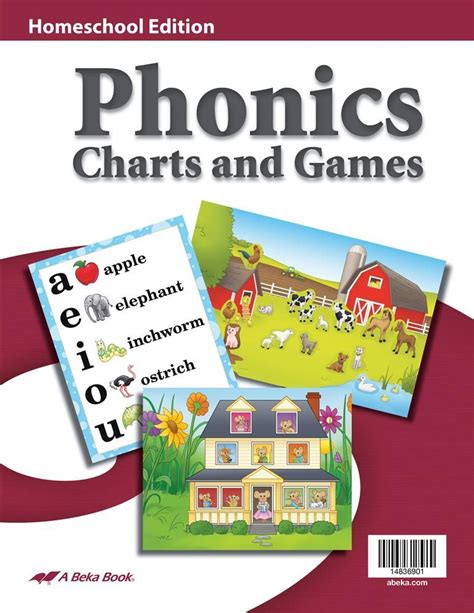 Abeka Product Information Homeschool Phonics Charts And Games