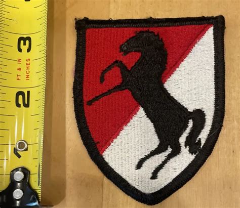 Us Army Vietnam 11th Armored Cavalry Regiment Acr Patch Sew On £979