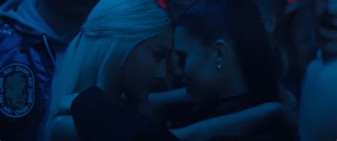 video ariana grande releases new video with surprise kiss break up with your girlfriend i m