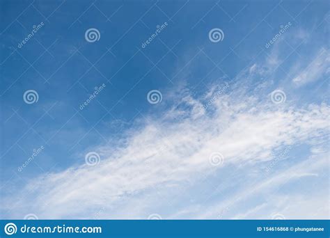 Cirrocumulus Cloud On Blue Sky In Morning Stock Photo Image Of