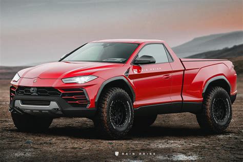 A Lamborghini Pickup Would Destroy The Ford F 150 Raptor Carbuzz