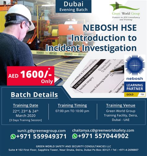 What Is The Value Of The Nebosh Hse Introduction To Incident