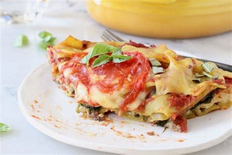 Vegan Ricotta Spinach Lasagna Recipe Veggie Society