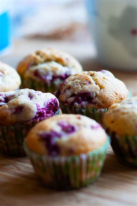 Raspberry Muffins With Fresh Raspberries Rasa Malaysia