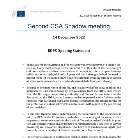 Briefingshadowsedps Opening Statement 1 Pdf Docdroid