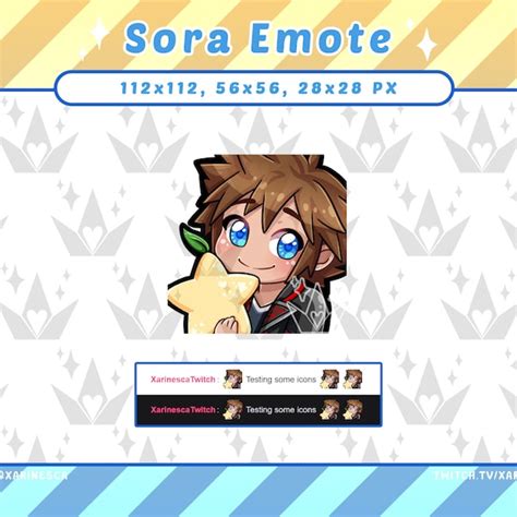 Kingdom Hearts Sora Emotes Etsy