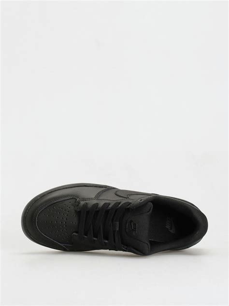 Nike Sb Force 58 Premium Leather Shoes Blackblack Black Black