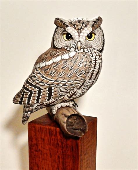 Eastern Screech Owl Carving Picture 29 In 3d Media Tim Mceachern
