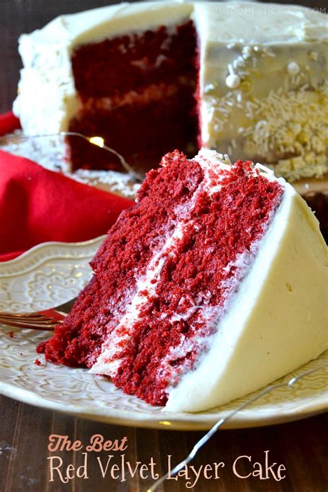 So i thought i would bake a double layer cake for the big day of love, but i wanted to top it with the original frosting recipe, not the cream cheese frosting, although i love. Red Velvet Layer Cake with Cream Cheese Frosting | The ...