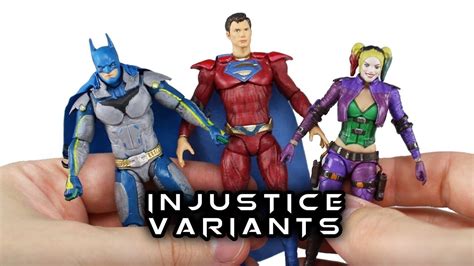 Hiya Toys Injustice 2 Batman Superman Harley Quinn Think Geek Exclusive