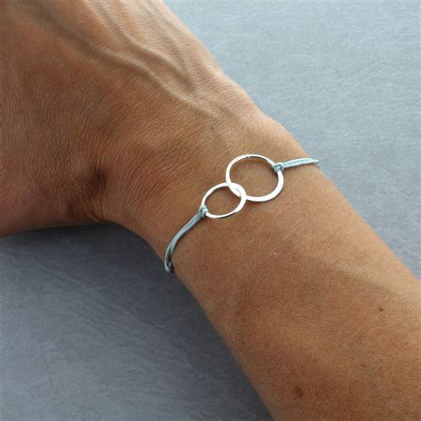 Infinity Sterling Silver Friendship Bracelet By Francesca Rossi Designs
