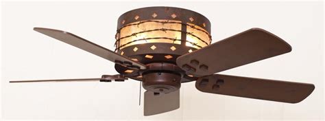 Rustic lighting can transform your room into something more distressed, earthy and natural looking. Copper Canyon Old Forge Ceiling Hugger Fan- Rustic ...