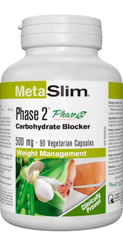 Buy Metaslim Phase 2 Carbohydrate Blocker At Wellca Free Shipping