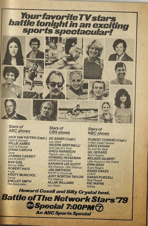 The Tv Guide Historian Battle Of The Network Stars 79 Ad