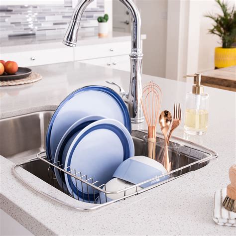 Target.com has been visited by 1m+ users in the past month Stainless Steel In-Sink Dish Drainer | Sink dish drainer