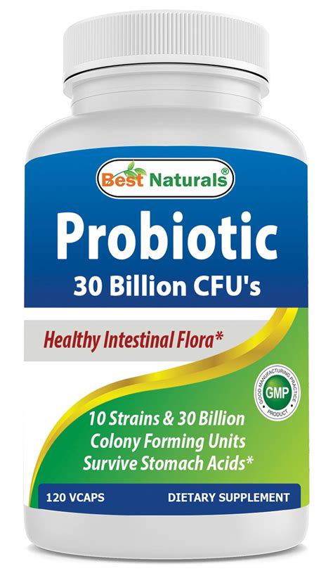 Best Naturals Probiotic 10 30 Billion Cfu 120 Veggie Capsules Fresh