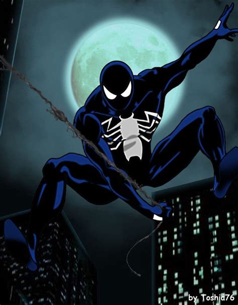 Spider Man Black Suit Vs Black Spiderman Comic