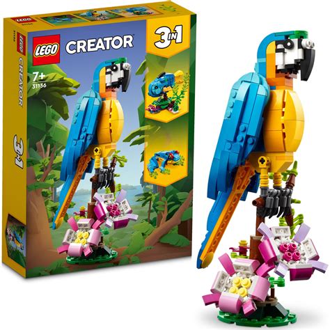 Lego Creator 3 In 1 31136 Egzotikus Papagáj Emaghu