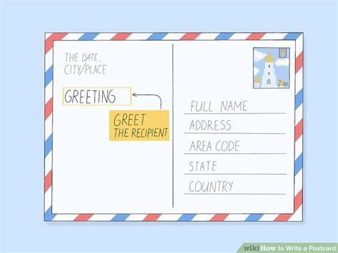 How To Write A Postcard With Pictures Wikihow