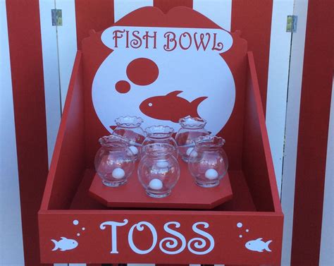 Fish Bowl Toss Carnival Game Target Gallery Trade Show Lawn Game