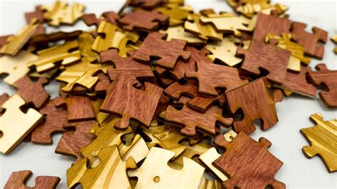 Custom Lasercut Wooden Jigsaw Puzzle Collection Space Etsy