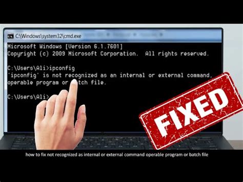 Ipconfig No Se Reconoce Como Un Comando Interno O Externo Programa O Hot Sex Picture