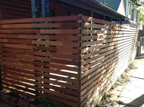 The fence slats are popular thanks to their effectiveness and simplicity. Privacy Screens - Horizontal Slats | Sydney Fence Builders