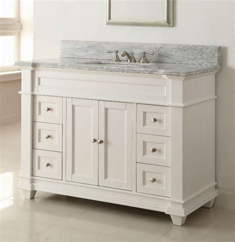 Stunning 54 Inch Bathroom Vanity Single Sink Portrait Home Sweet Home