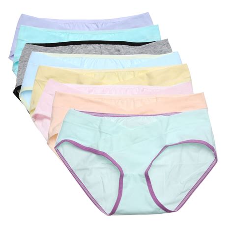 Breathable Soft Cotton Pregnant Women Underpants Large Size Maternity Panties Underwear Belly