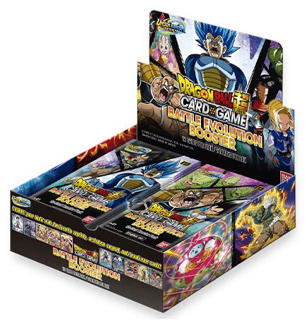 Use the ladder fighting system to defeat opponents. Battle Evolution Booster EB-01 - product | DRAGON BALL ...