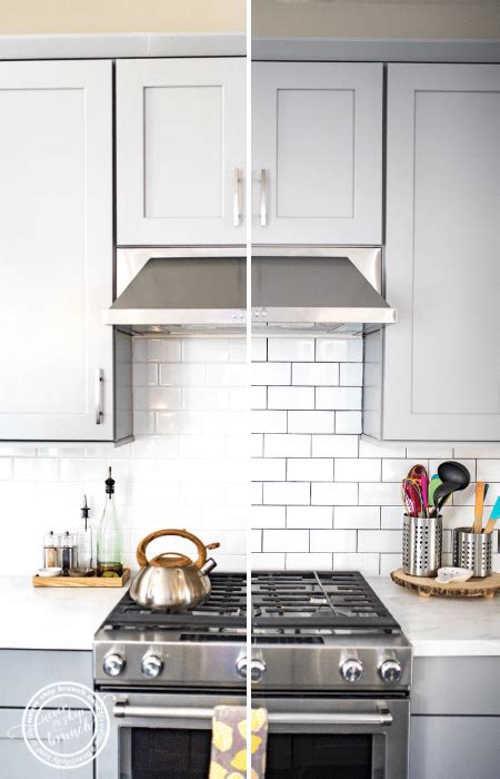 Make your home look fresher with. Backsplash Tile Refresh: How to Make White Tile Pop for ...