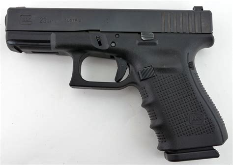 Glock 23 Gen 4 40 Sandw Pistol With Trijicon Night Sights Near New