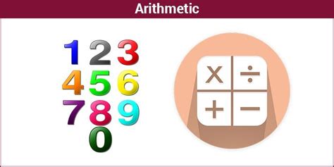 What Is Arithmetic Definition And Examples Of Arithmetic Operations