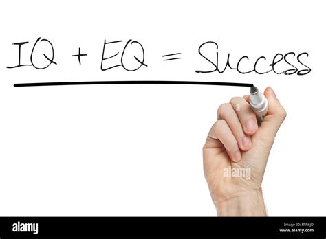 Formula For Success Iq Eq Success Concept Stock Photo Alamy