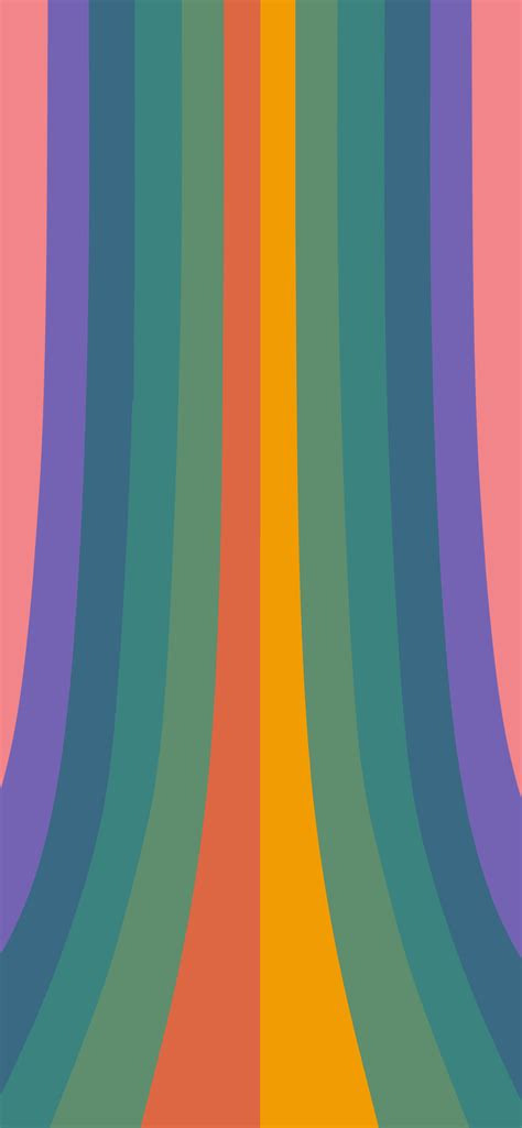 Hippie Rainbow Lines Wallpapers Groovy Wallpapers For Iphone