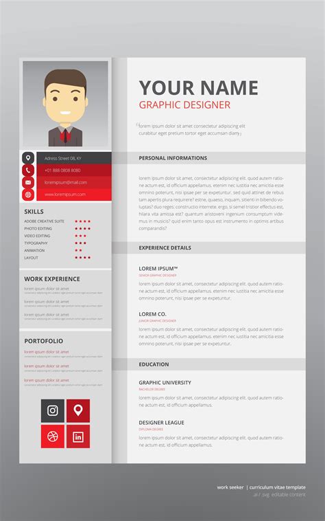 But in the uk it's a standard document for all job seekers. Job Search Curriculum Vitae Template - Download Free ...