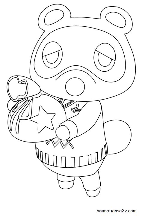 Print or download for free. Animal Crossing coloring pages