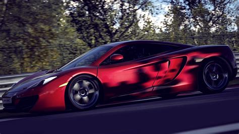 Mclaren Mp4 12c Red Supercar Speed Wallpaper Cars Wallpaper Better