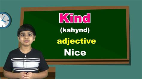 Synonyms For Words Kind Youtube